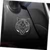 FOYTOKI Accessories Wolf Head Push to Start Button Cover for