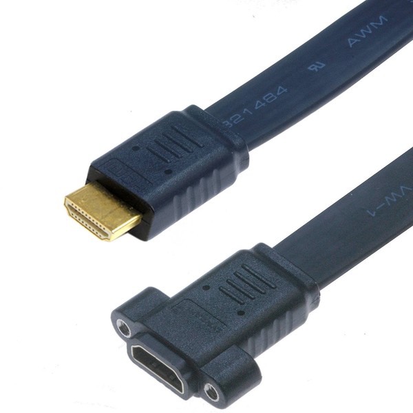 Lyndahl LKPK045, HDMI 1.4 Flat Adaptor Cable for Front Panel