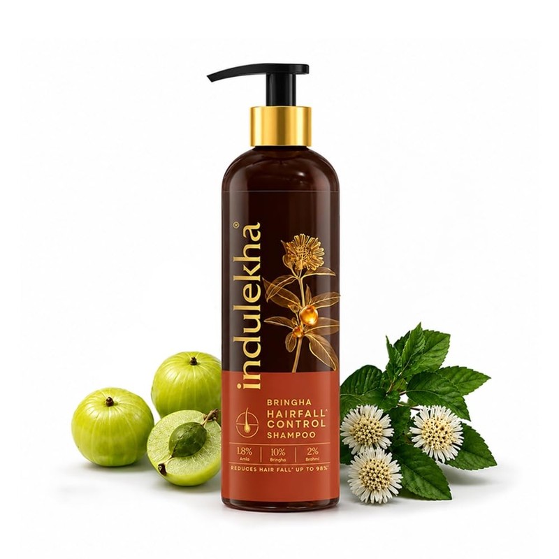 Indulekha Bringha Anti Hair Fall Shampoo (Hair Cleanser) 200ml, 6.76