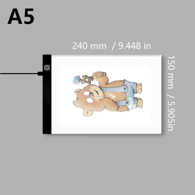 Portable LED Tracing Light Pad for Drawing – USB-Powered Copy