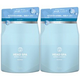 h&S Deep Experience Head Spa, Refresh x Smooth Shampoo, Refill x 2, Set of 2, Scalp Care