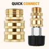 ENNSOO 8 PCS Pressure Washer Adapter Set, Quick Disconnect Kit