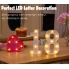 DyingSwan Led Light Up Numbers, 18th Birthday Decorations, Marquee Numbers