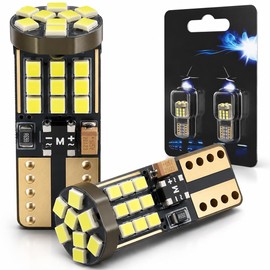 YFDXDS 194 T10 W5W LED Bulbs White, 168 2825 Replacement Bulbs, 27-SMD Ultra Bright 360° 12-24V Canbus Ready Plug and Play for Interior Dome Map License Plate Parking Side Marker DRL Lights