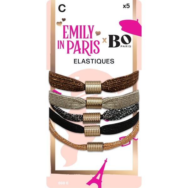 Emily in Paris x Bo Paris - Shiny Hair Bobbles