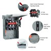 2P 30Amp 120V/240V General Duty Safety Switch,Disconnect Switches Box,Quick Disconnect