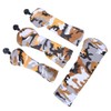 4PCS PU Leather Camouflage Waterproof Thicken Lining Golf Putter Head