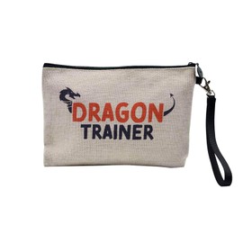 Tasche aus Leinen – Dragon Trainer Child Movie Myth Dream – Kosmetiktasche aus Leinen in Leinenoptik – Geldbörse – 15 x 10 cm, leinen, 23.5 x 15 cm, Kosmetiktasche