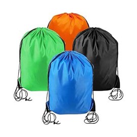 Yeanifeana 4 Piezas Mochila Cuerdas, Bolsas de Regalo de Colores Surtidos, Bolsa Merienda para Deportes, Escuelas, Gimnasios