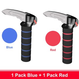 TONINT TONINT 2 Pack 3 in 1 Car Door Handle for Elderly Car Handle Assist Support Handle Multifunction Car Door,Latch for Seniors and Handicap (Blue + Red)