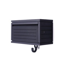 7JI Mini Container Car Garage Keychain Door Open/Close Front Door Wall Keychain 3D Printed Easy Installation Key Organizer Entrance Wall Mount Dark Gray