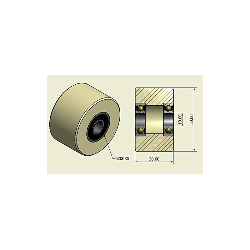 LASANA SMART MACHINES: Industrial Nylon Rollers for Guide Mechanisms and