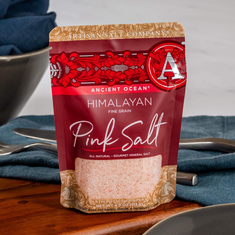 Artisan Salt Company Ancient Ocean Himalayan Pink Salt, Fine, Zip-Top
