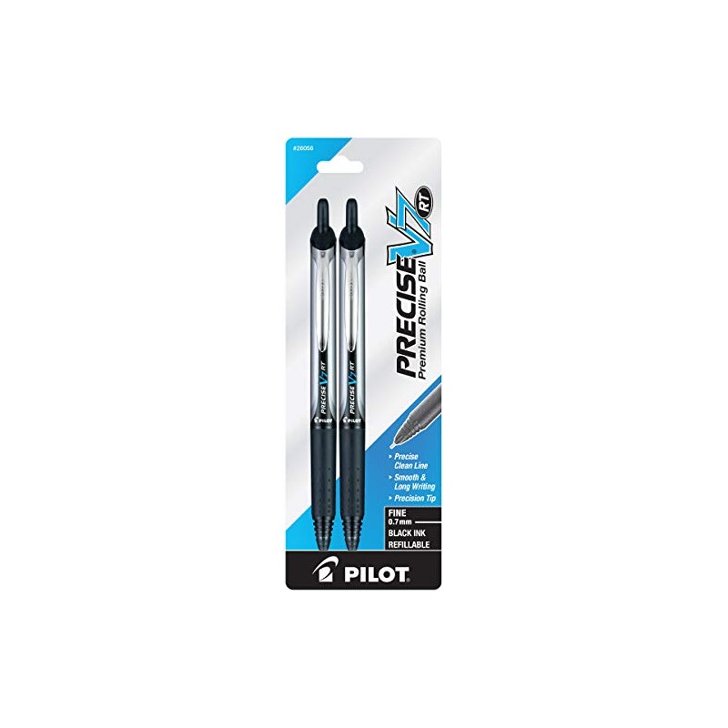 PILOT Precise V7 RT Refillable & Retractable Liquid Ink Rolling