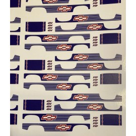 Hot Wheels 1 set of 1/64 Decals (only) for Hot Wheels 83 Silverado Not Inkjet Printed