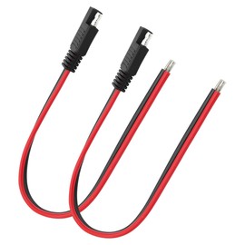 Mandark 2PCS Car Extension Cable, 12AWG Quick Disconnect Automotive SAE Wire Harness Plug With Connector, Vehicle Extension Cable, Universal for Trolling, Solar Panel, Motor