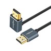 Twozoh Flexible HDMI to HDMI Cable Up Angled 270° 2M,