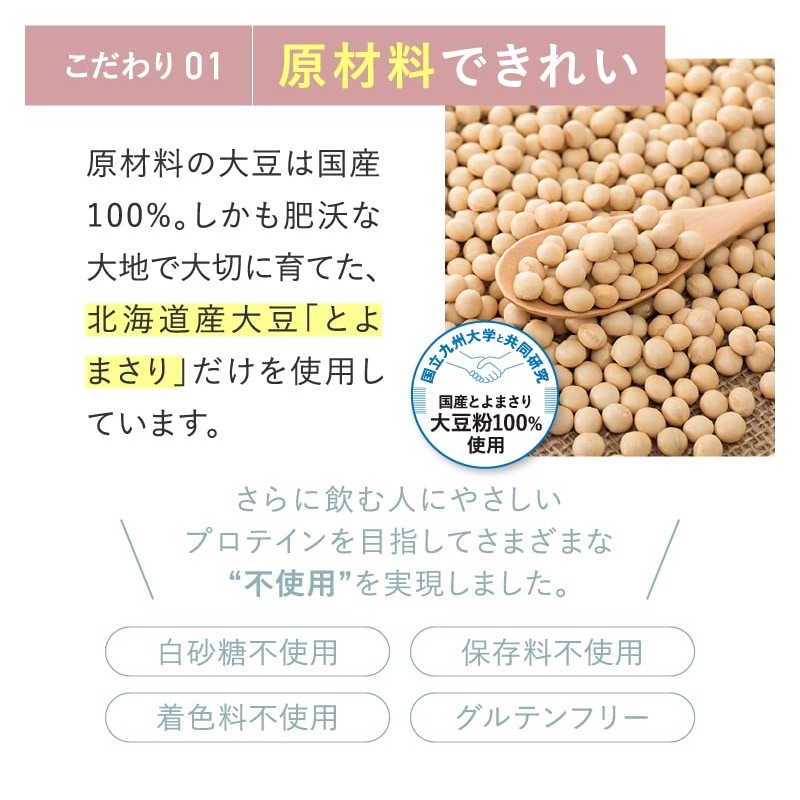 豆腐の盛田屋 お豆腐屋さんがつくったきれいなプロテイン 鉄＋葉酸〈抹茶味〉300g