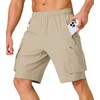 S Spowind Men's Hiking Cargo Shorts Quick Dry Lightweight Summer