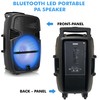 Technical Pro 3000 Watts Rechargeable 15 Inch Bluetooth LED Portable