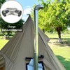 SoloWilder Wood Stove Pipe 2.36" Flue Extension Stainless Steel 14.17in