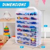 Darice Double Sided Toy Cars Case - Portable Organizer for