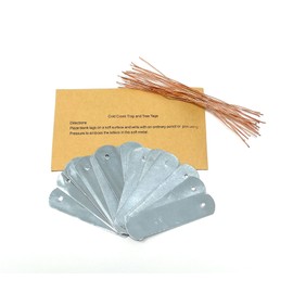 25 Cold Creek Trap Tags Zinc Plant Labels Garden Markers Writeable Embossable Metal