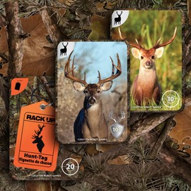 Rack Up Card Game - Be The Best Hunter. 2-5 Players. 30-60 Minutes of Gameplay. Card Game for Family, for Kids, for Adults Ages 14+