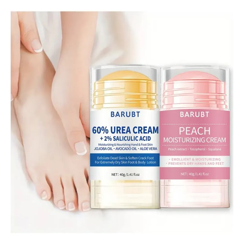 Crema Hidratante Para Manos Y Pies Peach + Urea Para