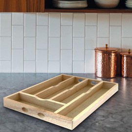 Hampton Forge NWC046UPC Natural Wood Caddy