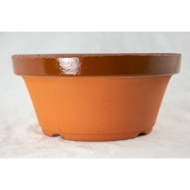 Japanese Tokoname Bonsai Training Pot, Cactus & Succulent Planter with Mesh - 8" to 14.5" (8.75"x 8.75"x 4")