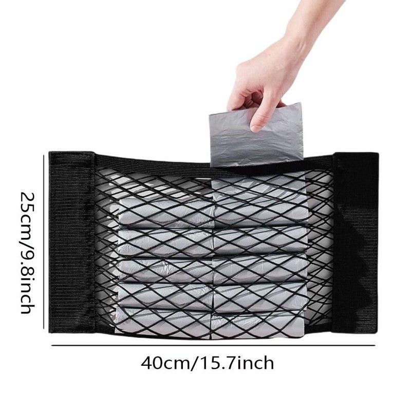 Large Trash Bag Holder Mesh Storage Net Grocery Bag,Plastic Bag