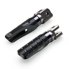 RENO Motorcycle Foot Pegs, Front Rider Footpegs Footrest Driver Rest Pedal Compatible with CB 125R | CB 600 Hornet | CB 650 F | CB 1000R | CBR 600F