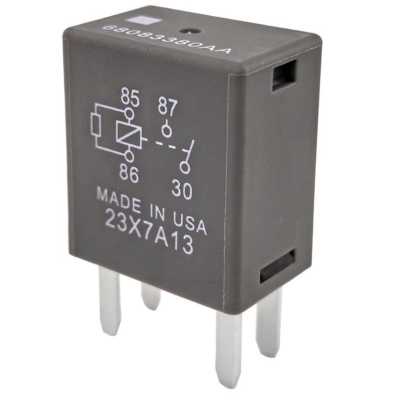 3-Pack 68083380AA Relay - 35A 12VDC 4-Pin SPST Automotive Relay
