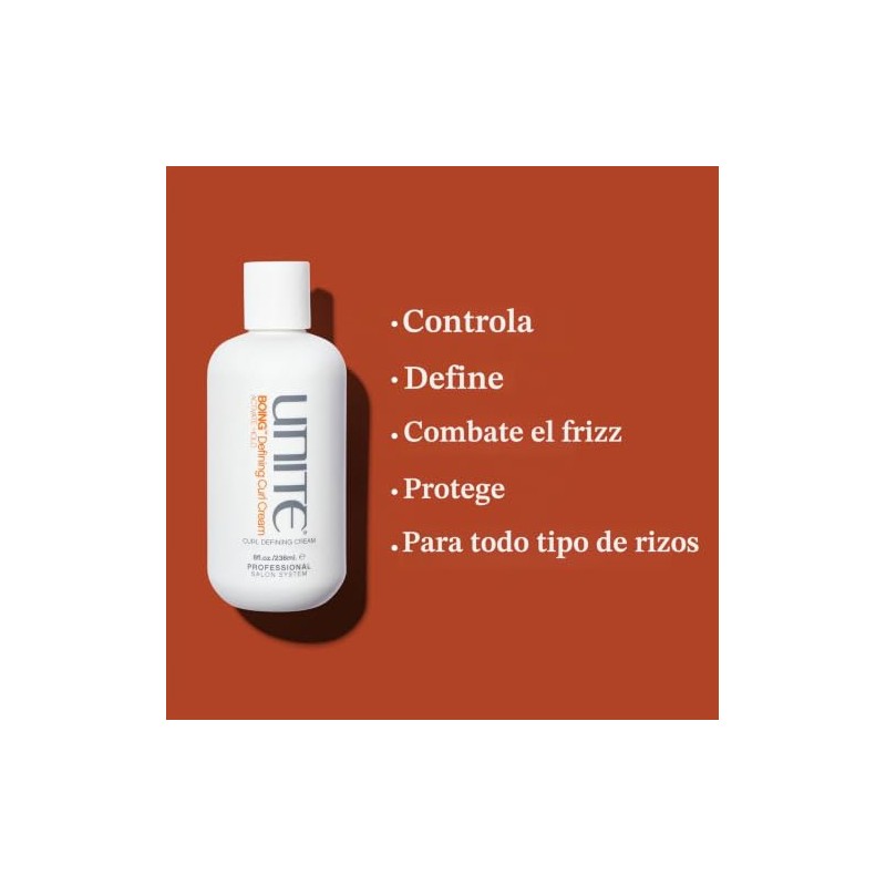 UNITE Hair Boing Defining Curl Cream, 8 Fl. oz.