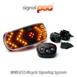 CKB LTD Bicycle Signalling System Wireless Remote Control Bike Indicators light - Cycling Gadget Signal Pod