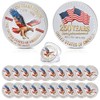 20 Pcs 250th Anniversary Commemorative Coins US 1776–2026 Token Display
