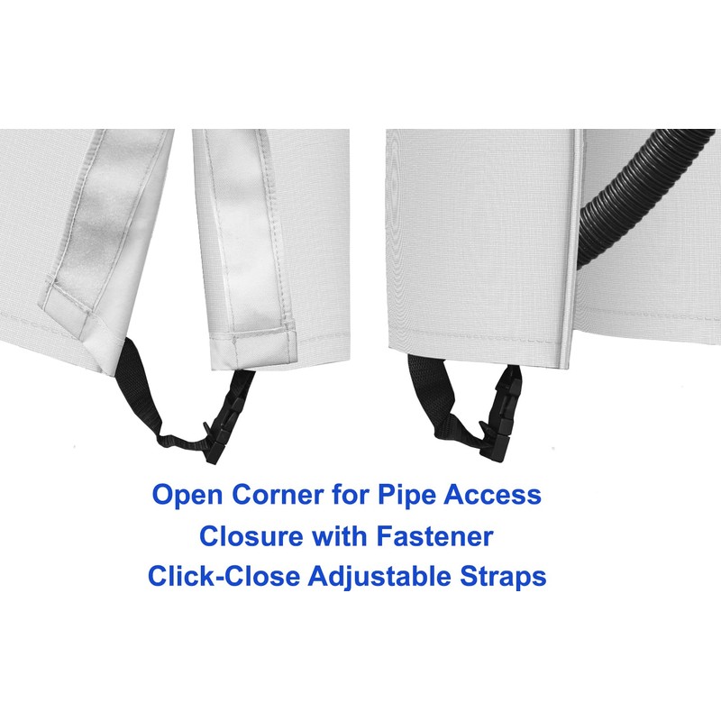 Simple Houseware Waterproof 34.5" x 34.5" Central Air Conditioner Cover