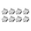10Pcs Adjustable PV Solar Panel Middle Clamp Aluminum Alloy Photovoltaic