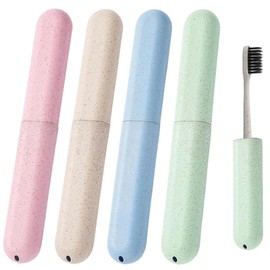 4 Stück Zahnbürsten-Etui, Zahnbürstenbox, Zahnbürstenkopf Schutzhülle, Zahnbürste Container, Reise Portable Zahnbürste Kopf Abdeckungen Zahnbürste Schutzhülle