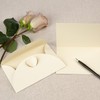 PresentFill® – Blank Folding Cards with Envelopes with Heart Closure