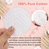 ICOTLE Extra Large Cotton Rounds, Diameter 3.14", 100% Pure Cotton
