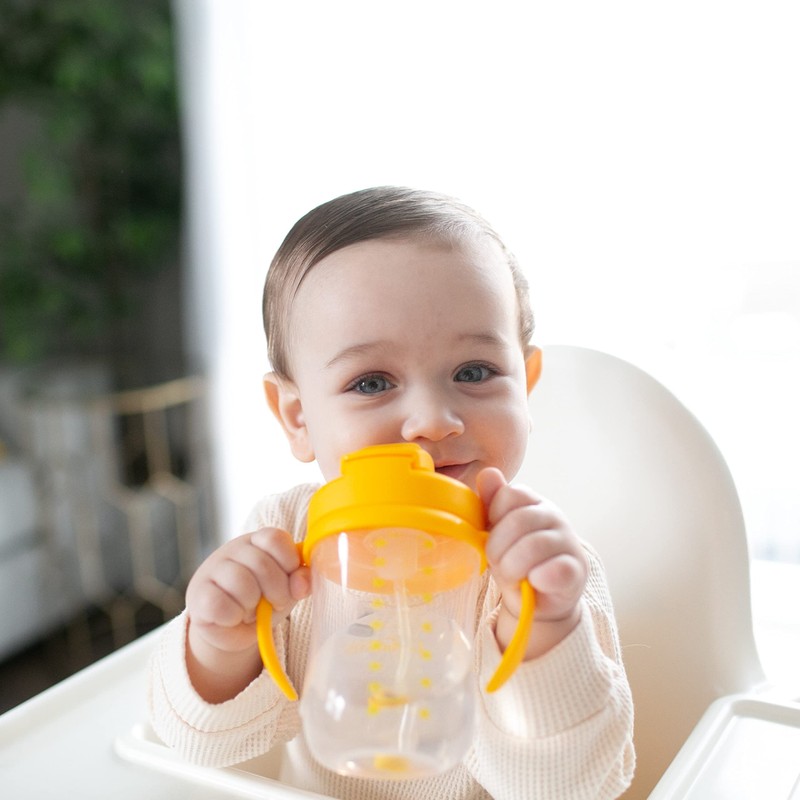 Dr. Brown's Milestones Baby's First Straw Cup, Training Cup with