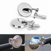 Universal CNC Motorcycle Foldable 7/8" Handle Bar End Mirrors Rearview
