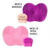 Veraly Duo Cepillo Exfoliante Facial Silicona Tapete Limpia Brocha