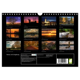 Hanau und Umgebung (Wandkalender 2026 DIN A4 quer), CALVENDO Monatskalender: Hanau das ganze Jahr genießen (CALVENDO Orte)