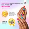 SAVILAND Nail Polish Set Fingernail Air-Dry: 36pcs Rainbow Colors Nail