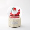 Things Remembered Engraved Waving Santa Musical Snow Globe in Light