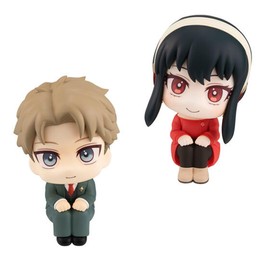 Spy x Family Statuettes PVC Look Up Loid Forger & Yor Forger Set 11 cm, Black, MEHO835810