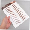 Baluue 12sheets Eyebrow Stickers Eyebrow Mapping Kit Brow Brown Sticker